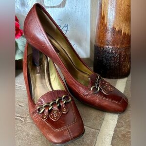 Antonio Melani shoes, size 9, women’s, brown leather